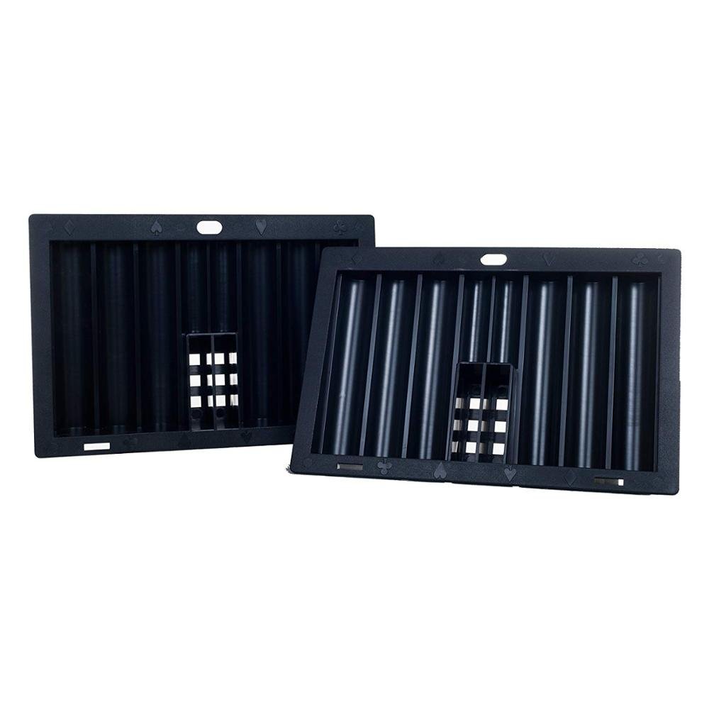 350pcs Plastic Poker Tray Blackjack or Other Casino Table Dealer Chip Tray