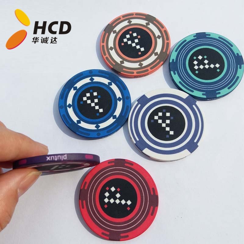 poker star ceramic poker chip 39mm plastic token chips factory