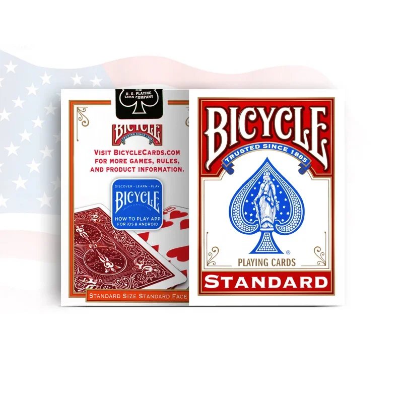 Bicycle Rider Back Playing Cards Poker Game Deck Creative Exquisite Funny Poker Cards Board Game Unique Clear Pattern Poker