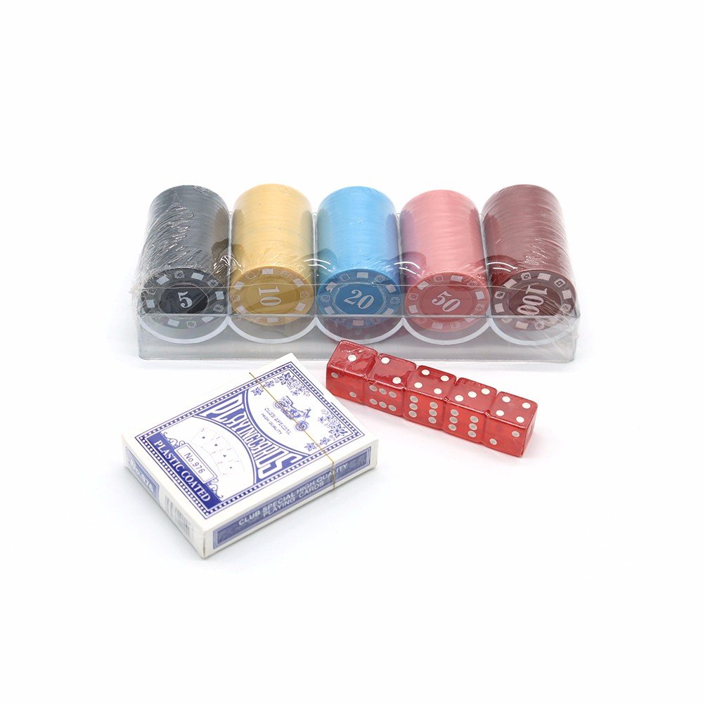 table entertainment multiplayer casino gaming chip poker game set