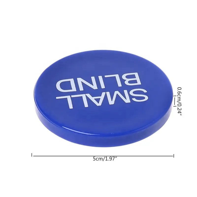 Wholesale Professional Small Blind, Big Blind, All In And Dealer Acrylic Poker Dealer Button Poker Chip For Poker Table Games