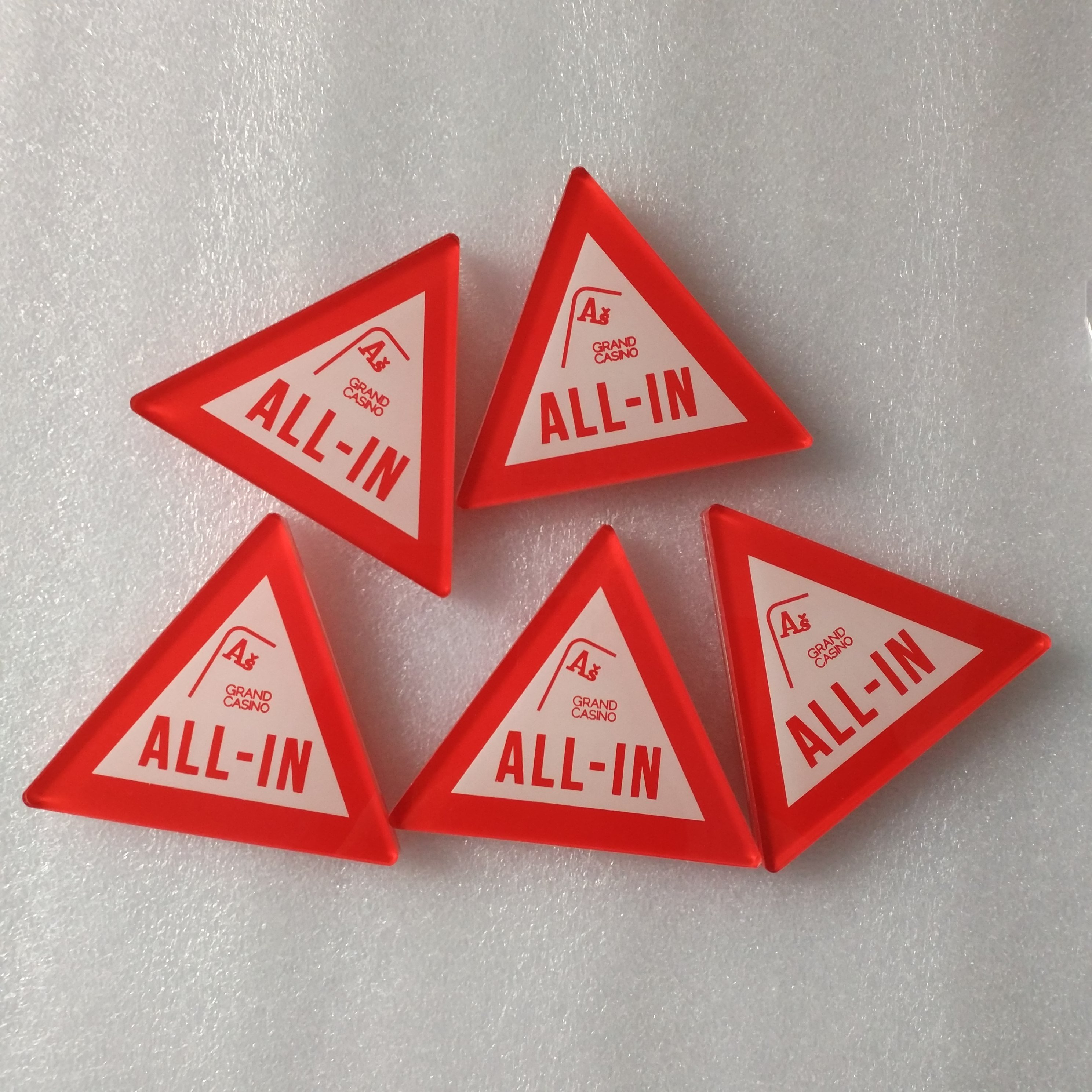 Personalized casino all in button