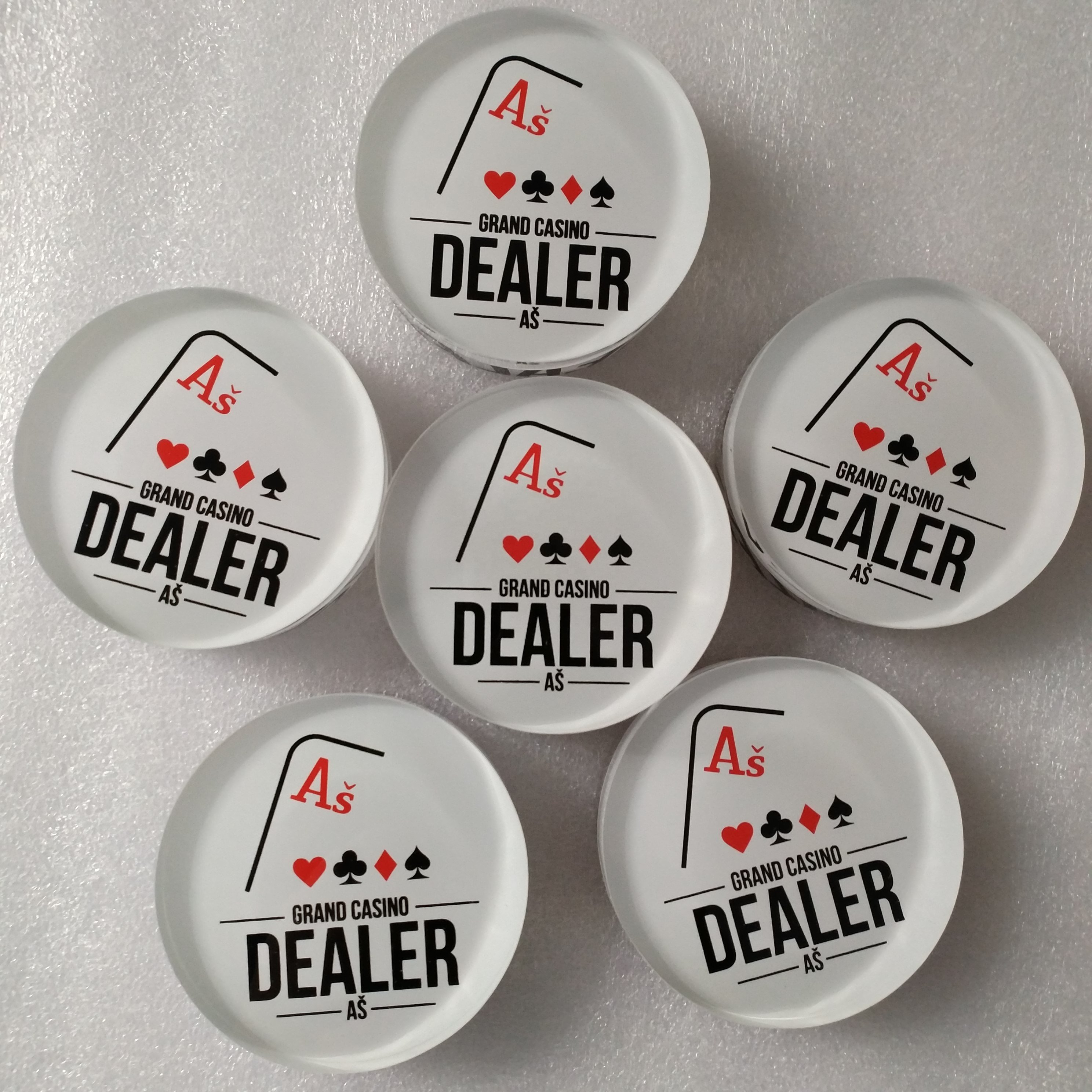 Personalized casino all in button