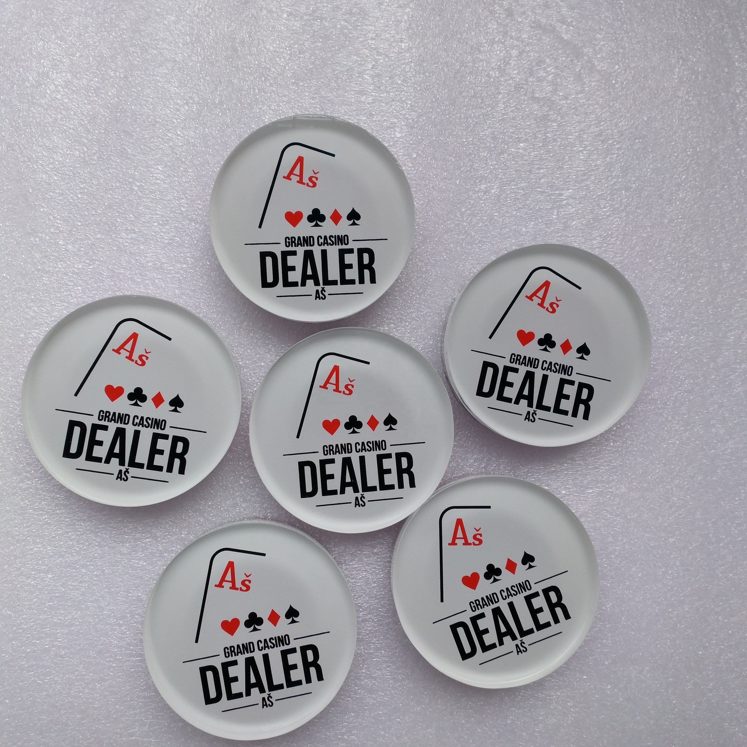 Personalized casino all in button