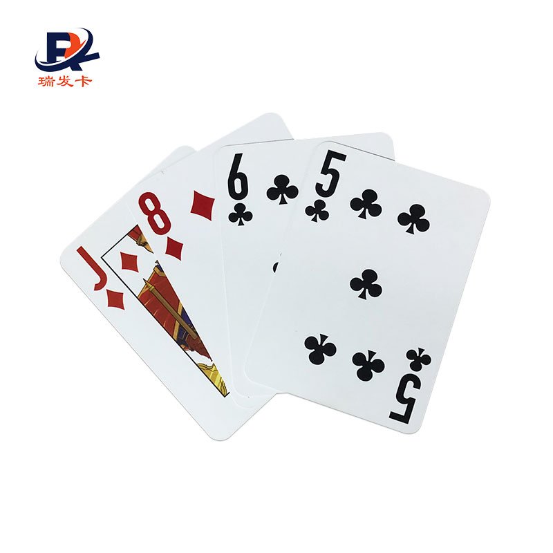 High Quality 88*63*0.36mm RFID Chip Plastic Poker Playing Card