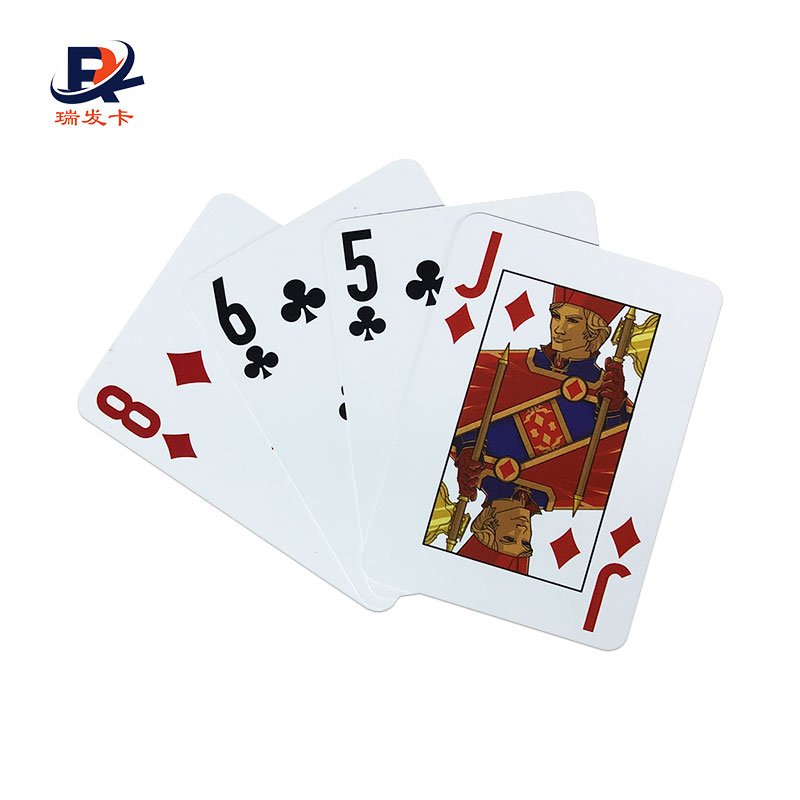 High Quality 88*63*0.36mm RFID Chip Plastic Poker Playing Card