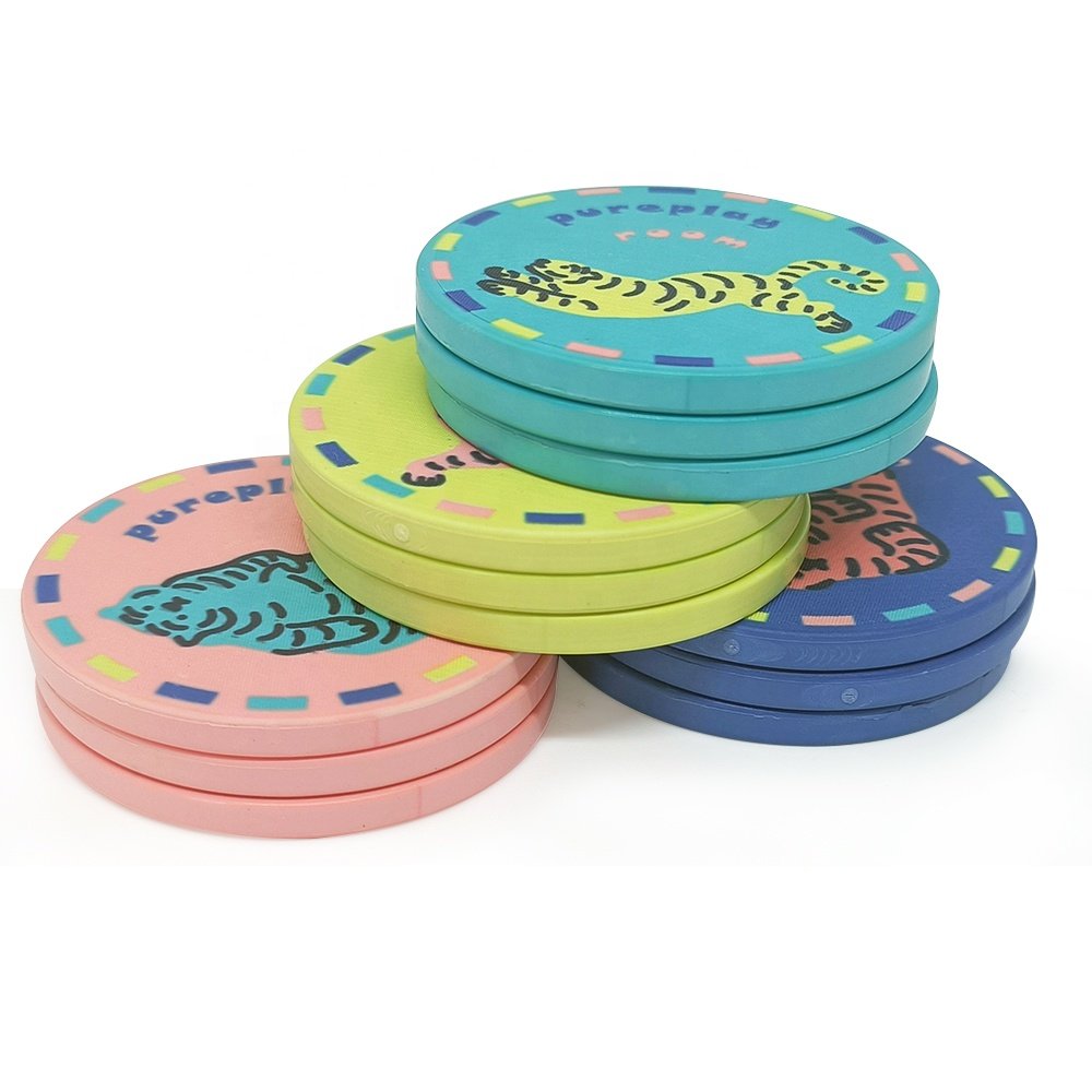 Professional 10g plain ceramic poker chips 39mm colors casino top grade with no moq Tiger logo custom for European poker tour