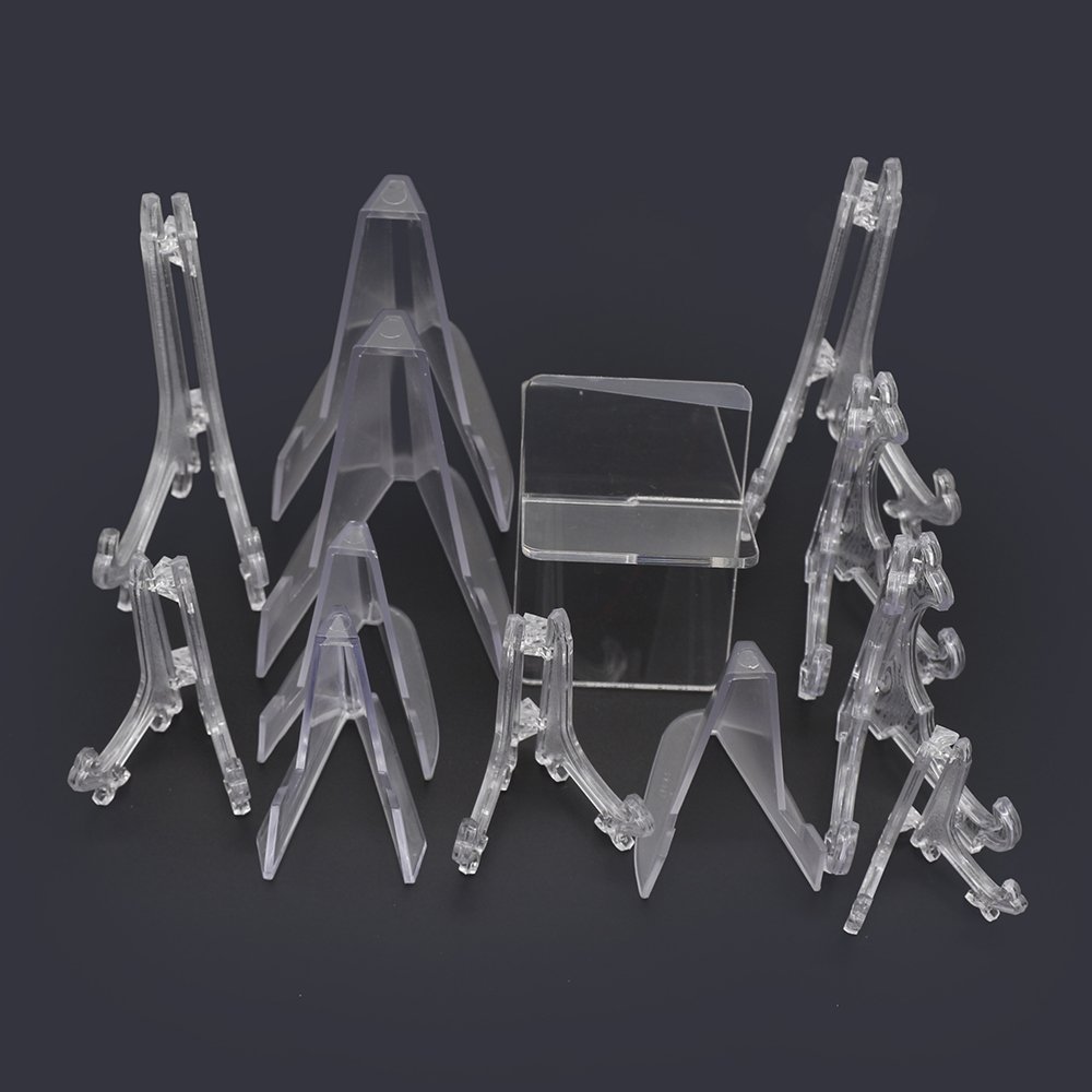 New style acrylic plastic adjustable medal coins display Clear Plastic Badge Display Stand Poker Chips Holders Coin Display Rack