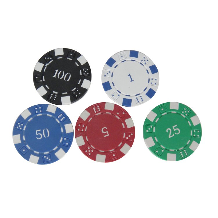 Durable aluminum case 500 chip poker set casino games