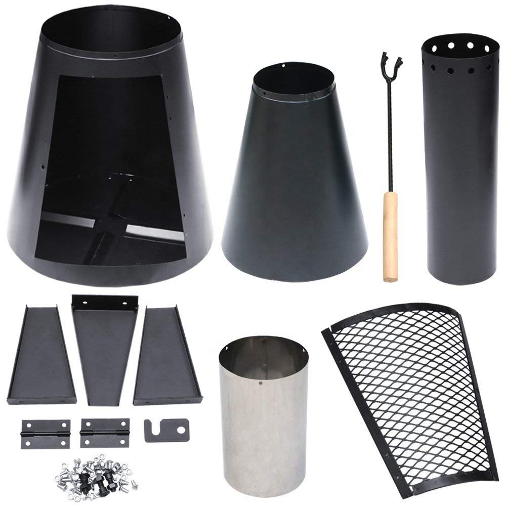 Patio heater garden corten steel fire pit chimenea
