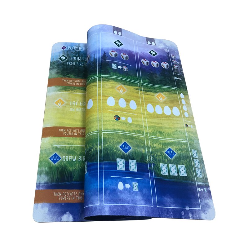 customizable printing cards playing natural rubber poker table cloth mat for card game texas poker rubber pad
