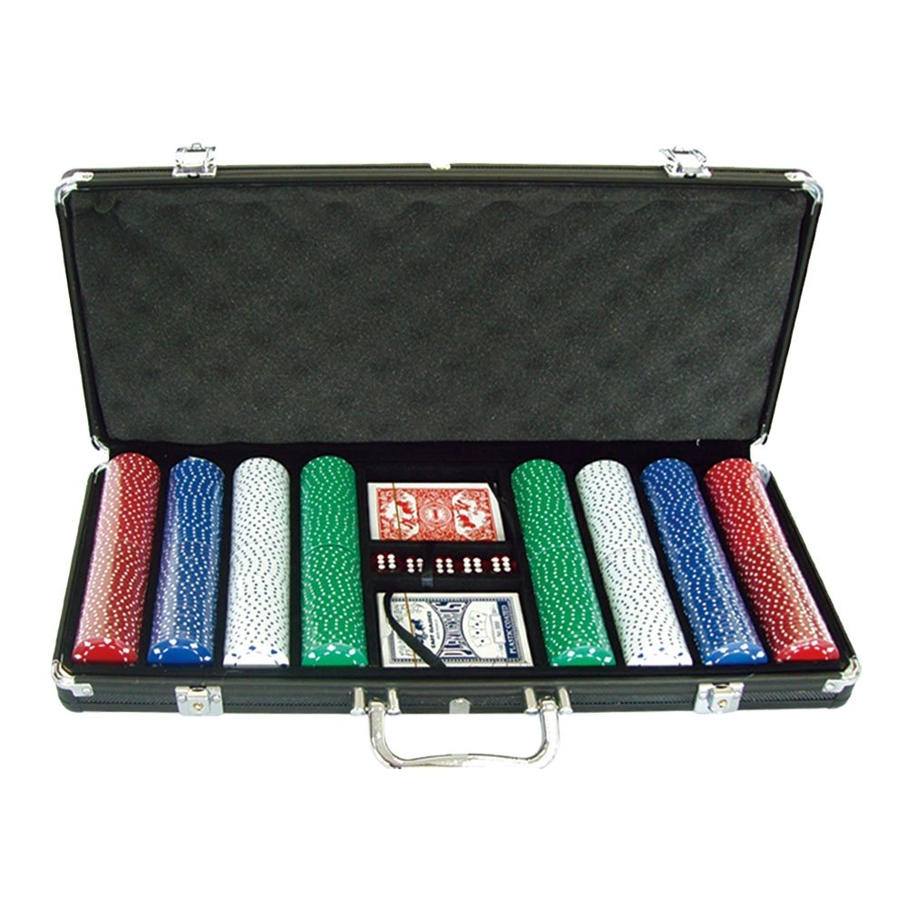 Poker Chips Set Box Chips Poker Aluminum Case Texas Poker Chips Case 300/500