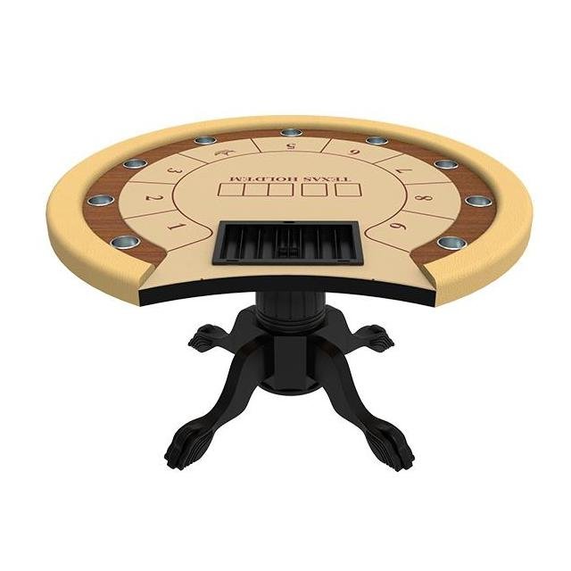 YH High Quality Texas Holden Poker Table Multi Game Table With Chips Tray Cup Holders