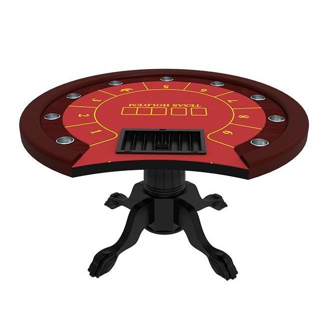 YH High Quality Texas Holden Poker Table Multi Game Table With Chips Tray Cup Holders