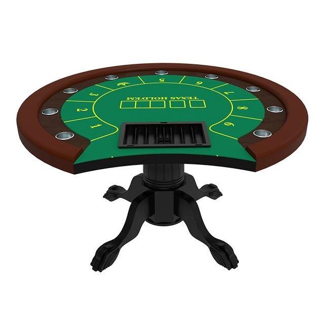 YH High Quality Texas Holden Poker Table Multi Game Table With Chips Tray Cup Holders