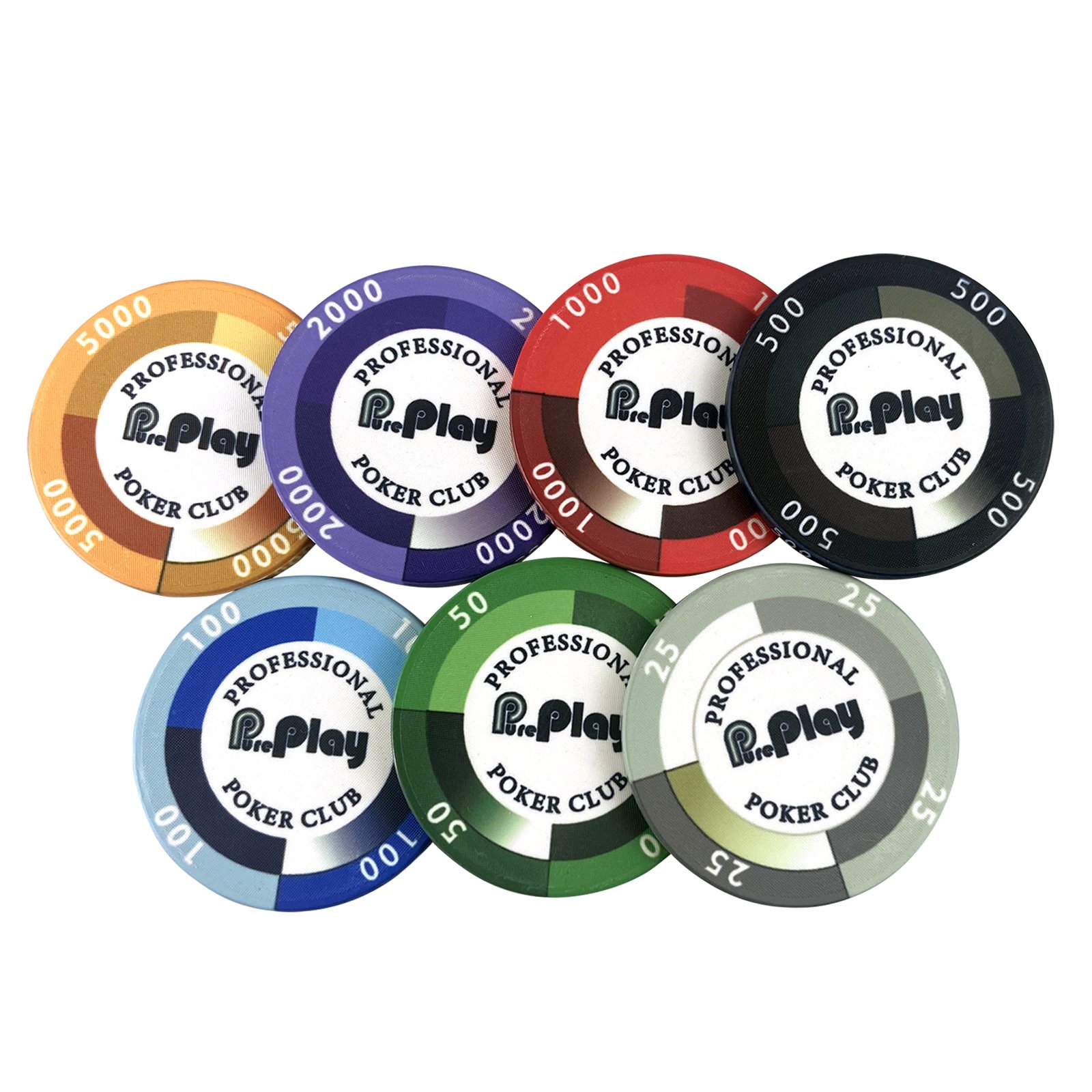 Custom 10g EPT Chips Set 39mm Poker Chips Wholesale Ceramic Poker Factory