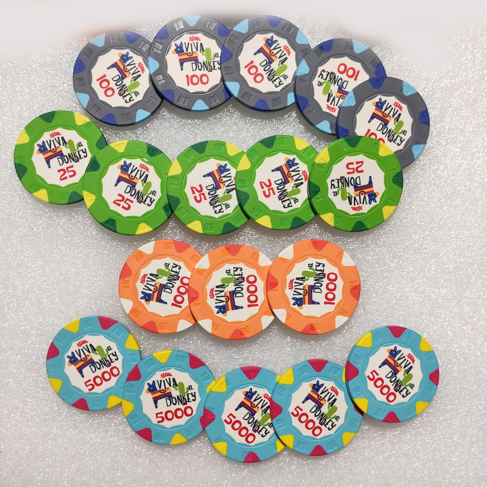 Chenglin custom casino chip 10g EPT Ceramic poker chip with your logo