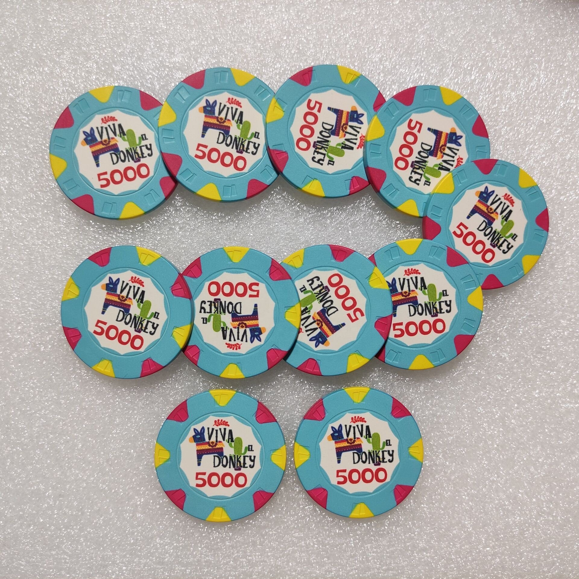 Chenglin custom casino chip 10g EPT Ceramic poker chip with your logo