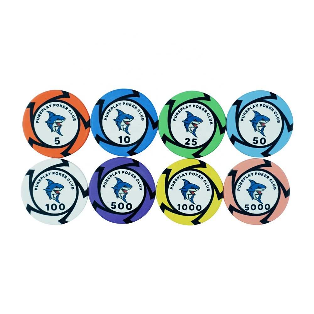 Kaile factory oem 10g poker chips ultimate with no cash value chip 39mm any logo design can print with no moq for caisno game