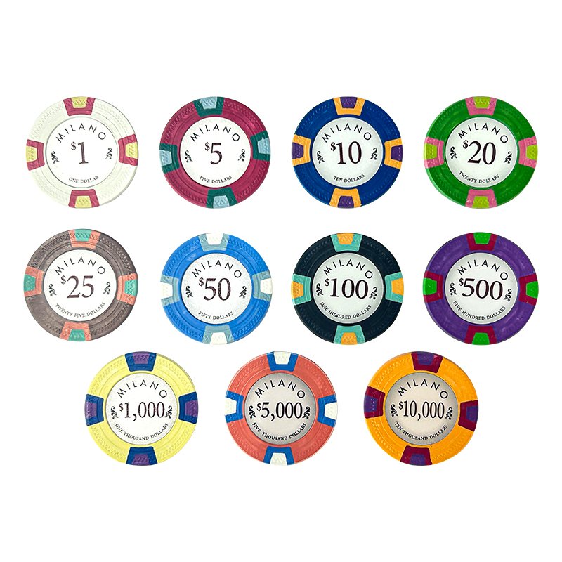 Cheap Casino Poker Chips Custom Ceramic Clay Poker Chips factory supply