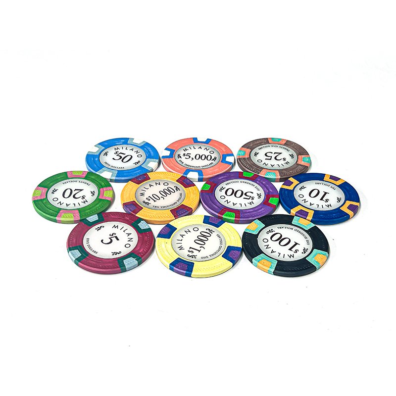 Cheap Casino Poker Chips Custom Ceramic Clay Poker Chips factory supply