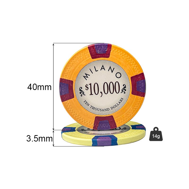 Cheap Casino Poker Chips Custom Ceramic Clay Poker Chips factory supply