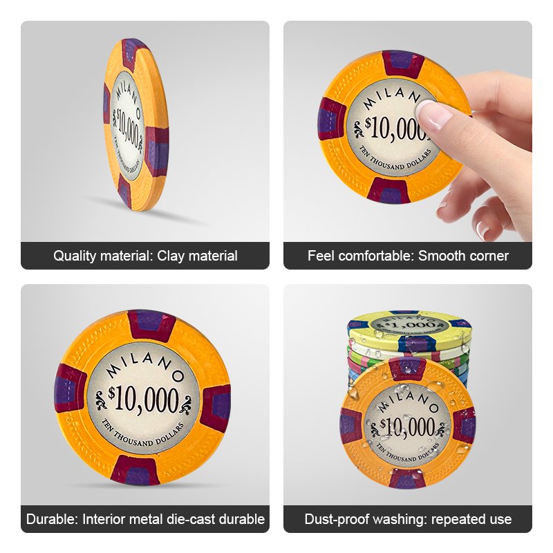 Cheap Casino Poker Chips Custom Ceramic Clay Poker Chips factory supply
