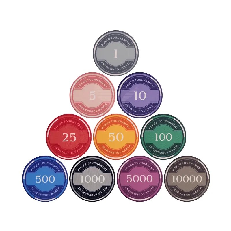 Custom Blank Ceramic Poker Chips