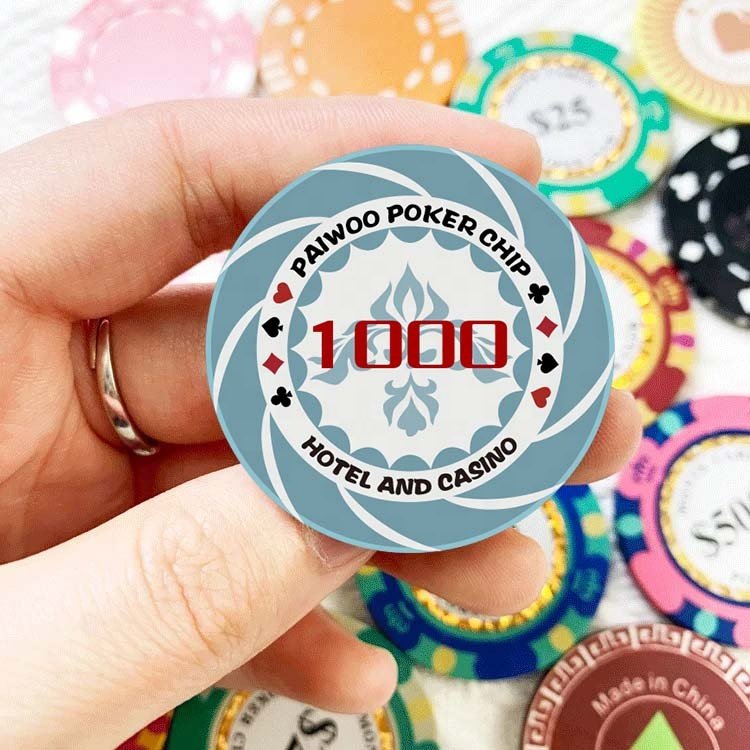 Exclusively Designed Poker Chip Set for Casinos 500pcs free combination of chips
