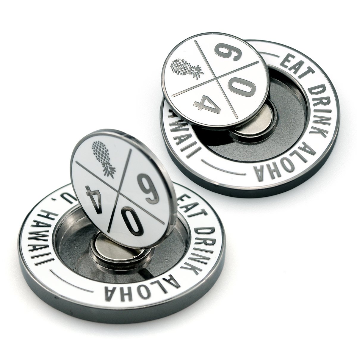 Manufacturers golf mark personality creative magnetic ball markers metal ball coin custom golf ball marker