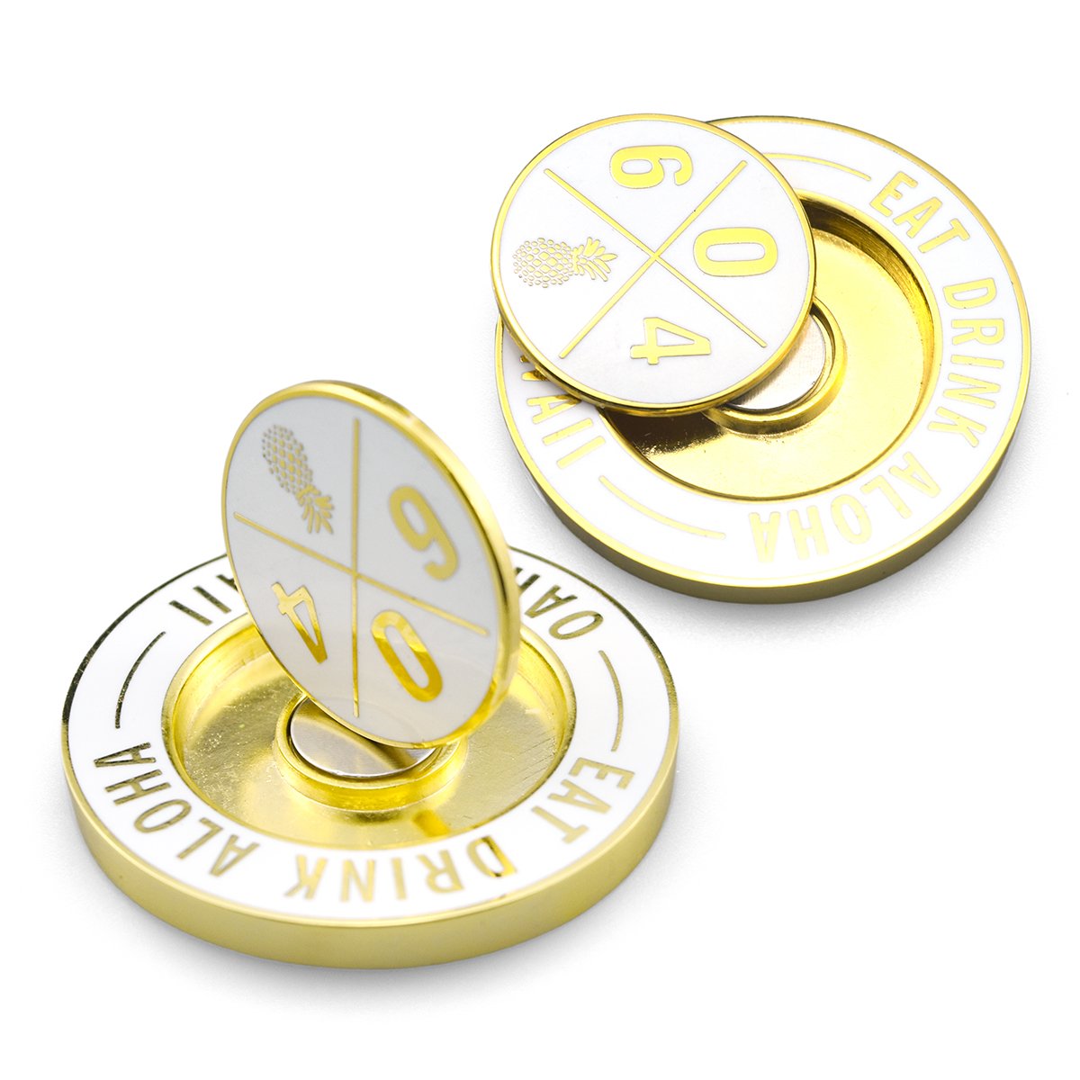 Manufacturers golf mark personality creative magnetic ball markers metal ball coin custom golf ball marker