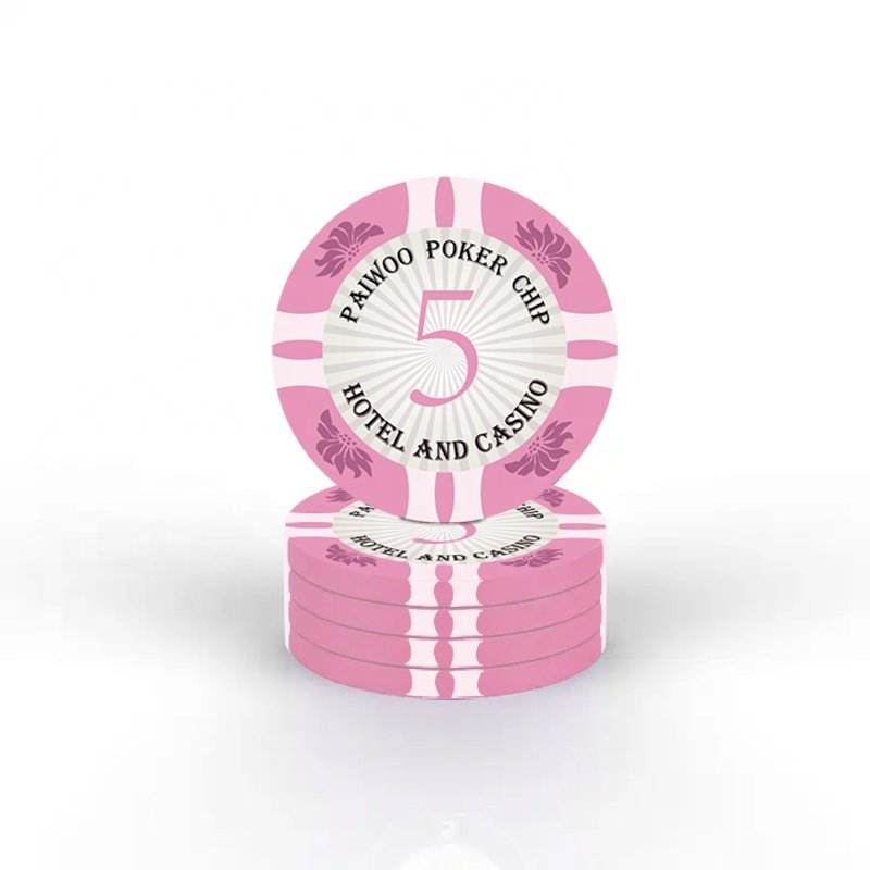 1000 Plastic Poker Chips with Ceramic Keramik Pokerchips and Jetons