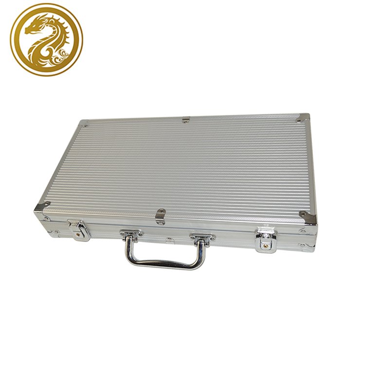 Professional Casino Custom deluxe Poker Chip game Set with silver aluminumcase