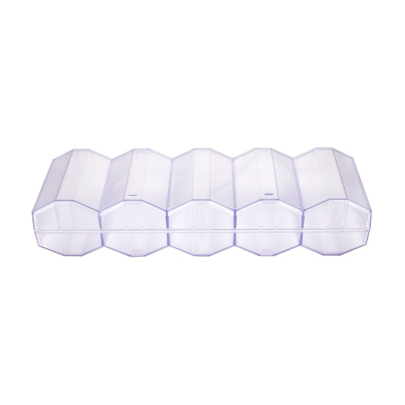 Aobo 40mm 100pcs High Quality Used Gambling Clear Thickness Matte Acrylic Poker Chip Case With Cover
