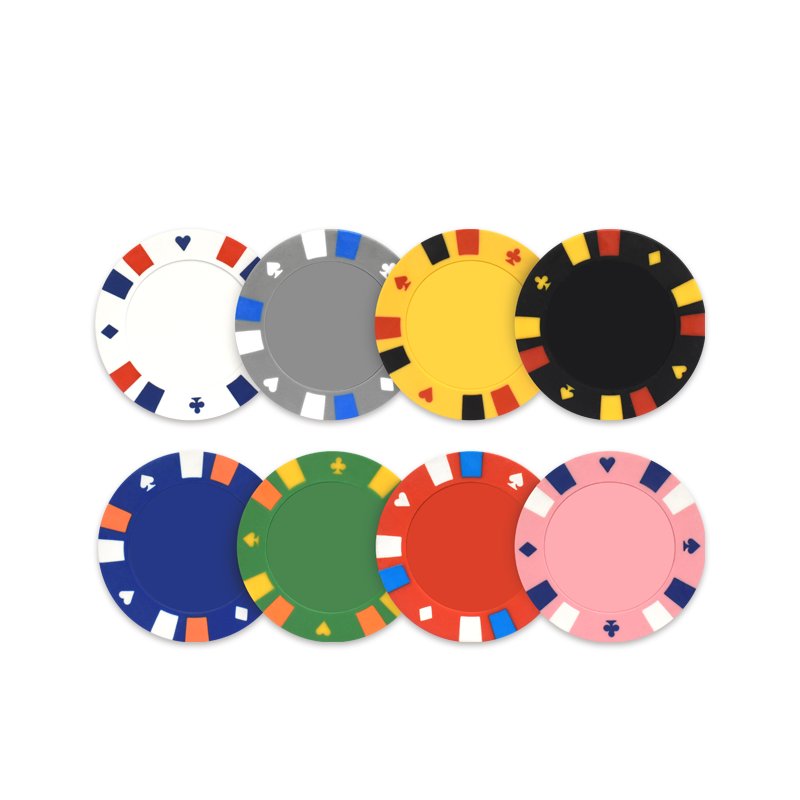 YH 14g Professional Casino RFID Clay Poker Chip Three Colors Mix High Quality Chip Set