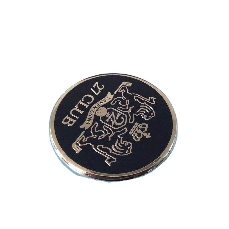 Factory Custom Poker Chip Golf Marker Clip 3d Coin Design Magnetic Golf Ball Marker Coin Custom Coin Hat Clip for Golf Club