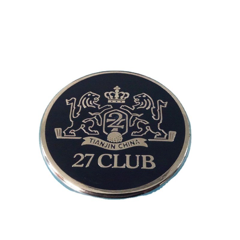 Factory Custom Poker Chip Golf Marker Clip 3d Coin Design Magnetic Golf Ball Marker Coin Custom Coin Hat Clip for Golf Club