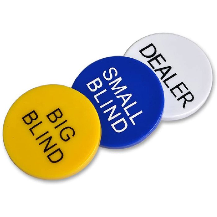 Custom Acrylic Poker Dealer Button For Casino Poker White Acrylic Poker Game Dealer Button