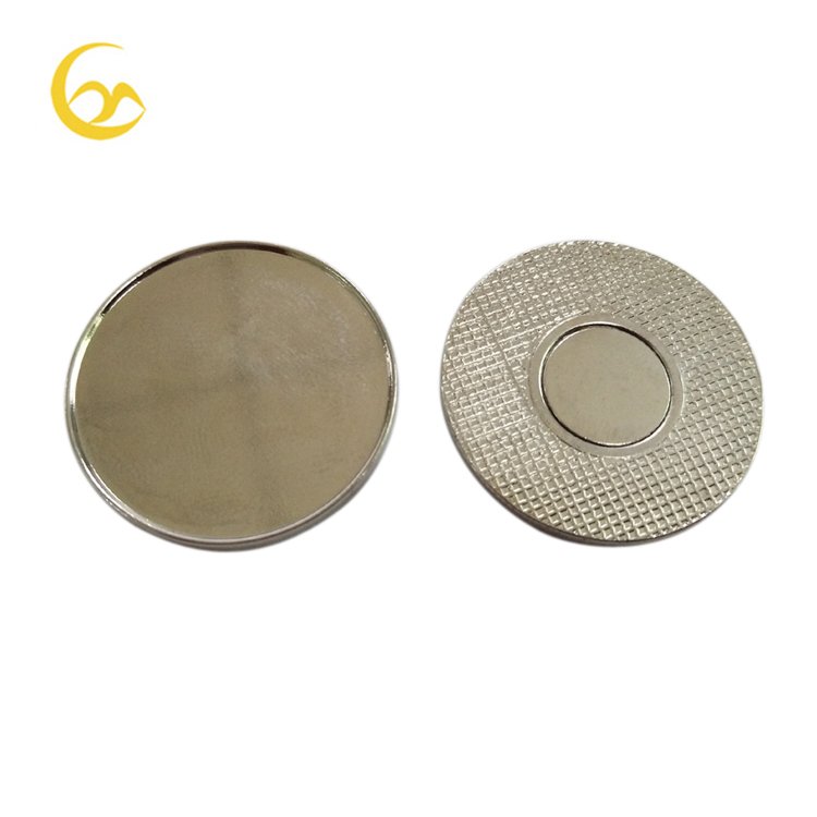 25mm Blank Golf Accessories Metal Bulk Ball Golf Marker