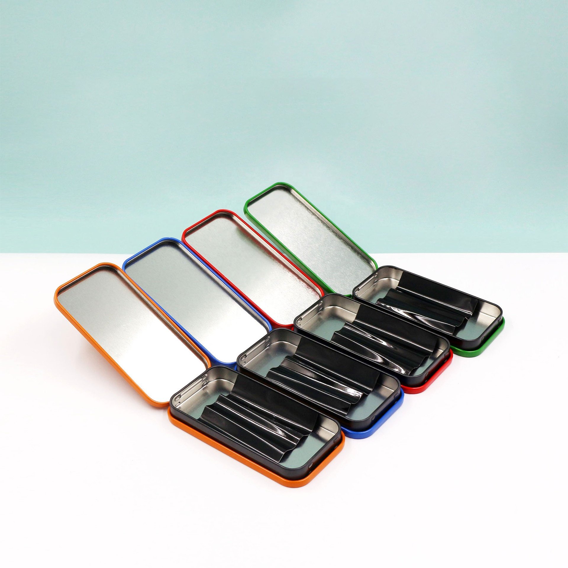 Hot Sale Custom Design Tobacco Metal Packaging Roll Tin Box Childproof Custom Tin Packaging Box
