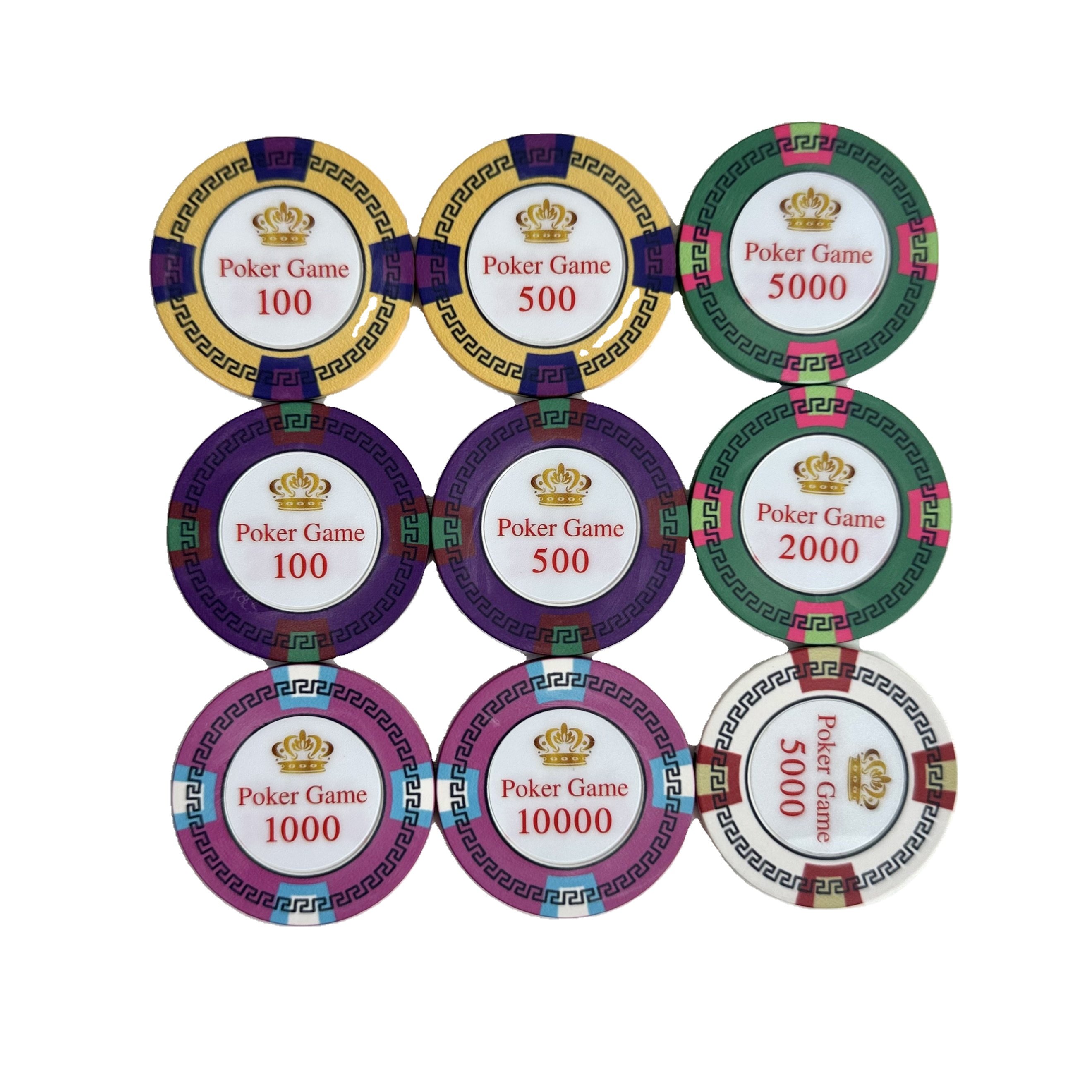 Professional High-line Hot Ceramic Poker Chips For Casino Club