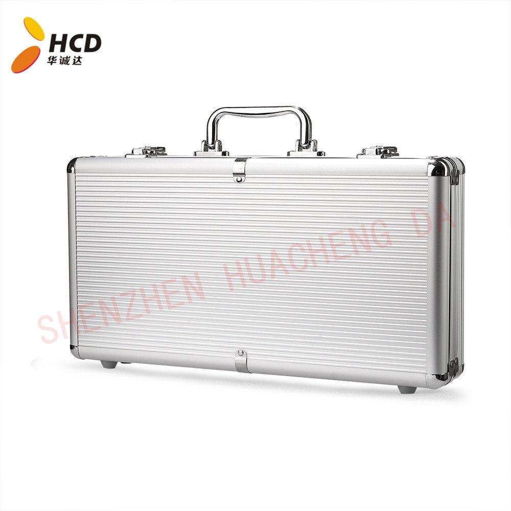 Wholesale Casino Custom Poker Chips Clay material 300 Piece Set 14g Clay Poker Chips set with aluminum case