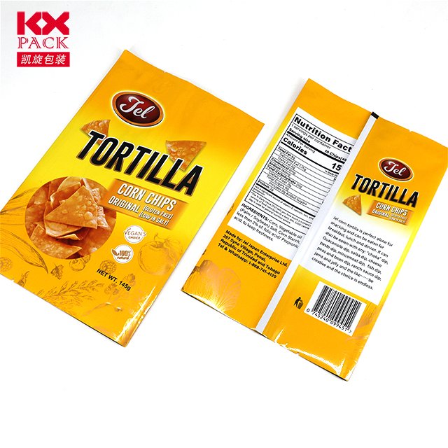 Direct Factory Custom Printed Laminated 100g 250g 500g Potato Chips Packaging Bag For Potato Chips Corn Chips