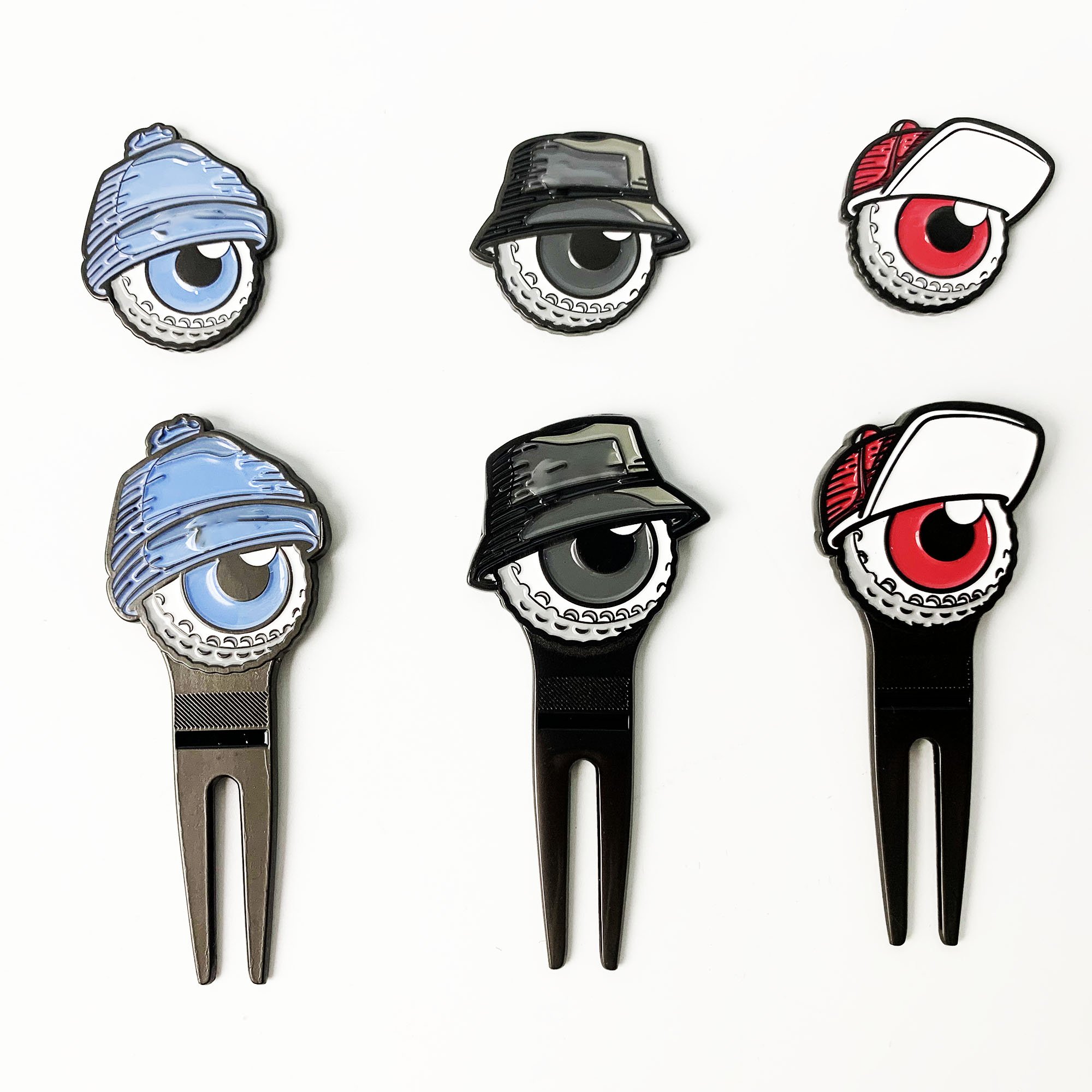 American Style Custom Logo Quality Mental Golf Ball Marker