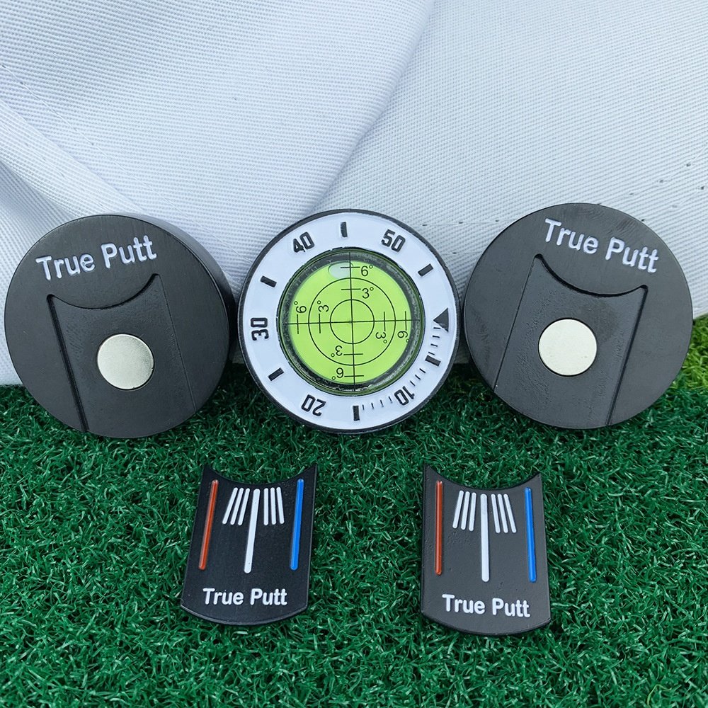 2024 Golf Gift Set Putting Aid Green Reader Magnetic Iron Golf Sports Poker Chip Ball Markers And Hat Clips and divot tool