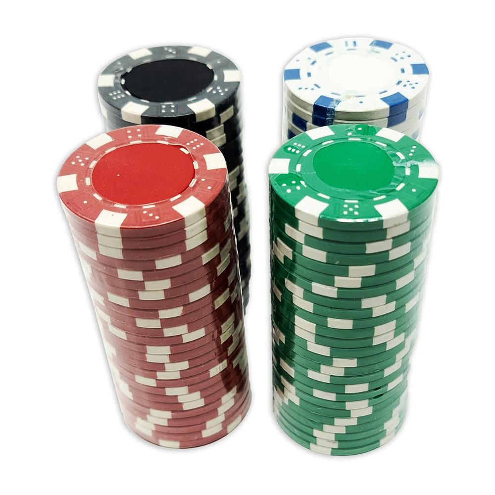 High Quality 14g Casino ABS Plastic Poker Chip Set Custom Logo 43mm Acrylic Clay Blank Chip 10g Ceramic Weight