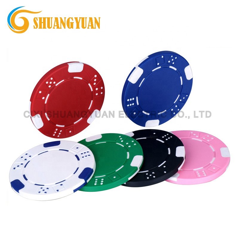 11.5g Plastic Double Dice Strip Poker Chip