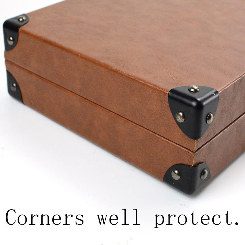 Wholesale Large luxury leather Poker Chip Set box for Dice Chips 500pcs Kit