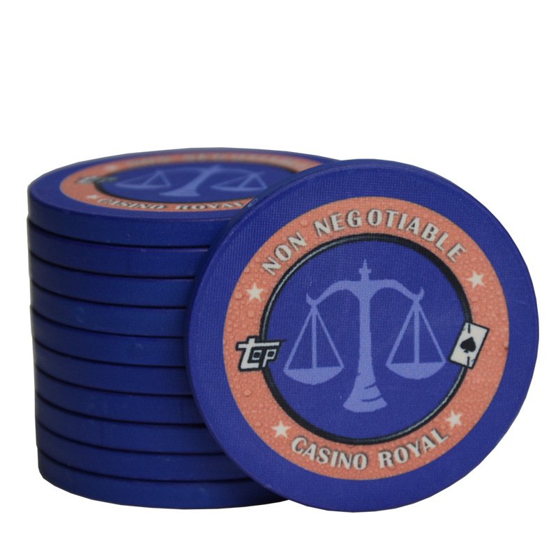 Royal custom no face value Texas constellation ceramic poker chip coin