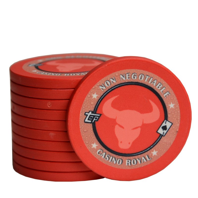 Royal custom no face value Texas constellation ceramic poker chip coin